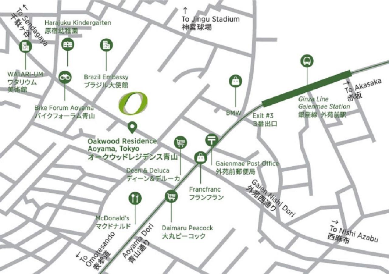 Oakwood Residence Aoyama Токіо Екстер'єр фото